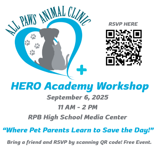 Hero Academy Workshop Hosted by All Paws Animal Clinic of Royal Palm Beach, FL Hero Academy Workshop Hosted by All Paws Animal Clinic of Royal Palm Beach, FL